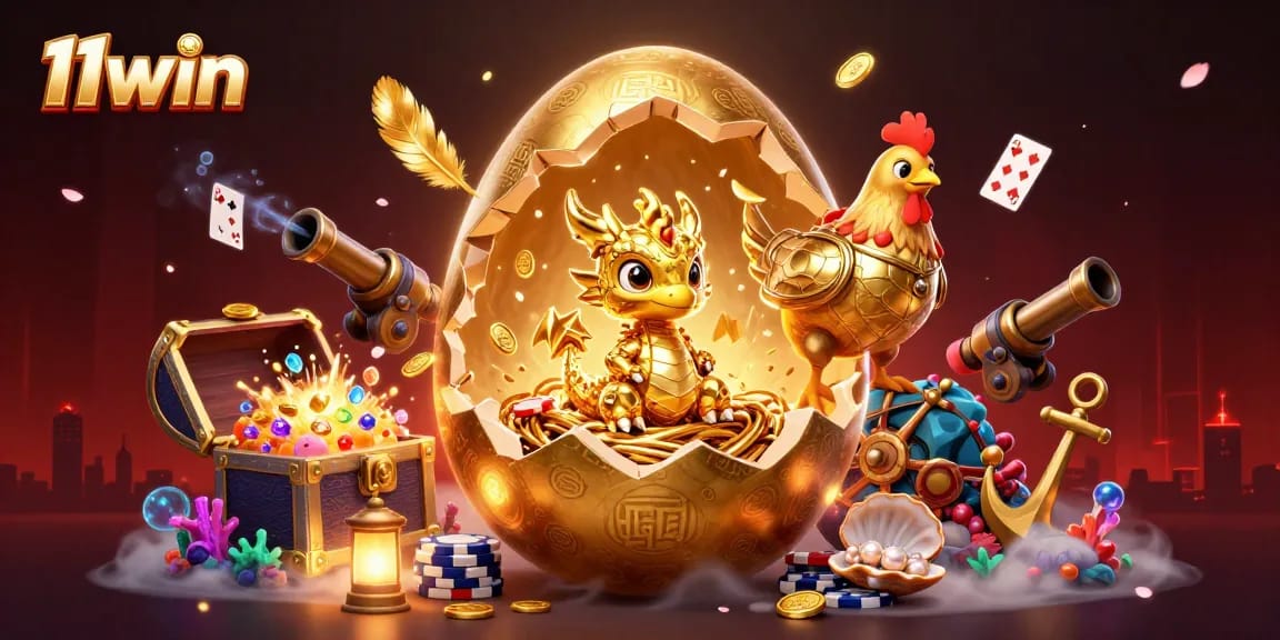 Experience thrilling gameplay at 11win with a magical illustration of gaming excitement.