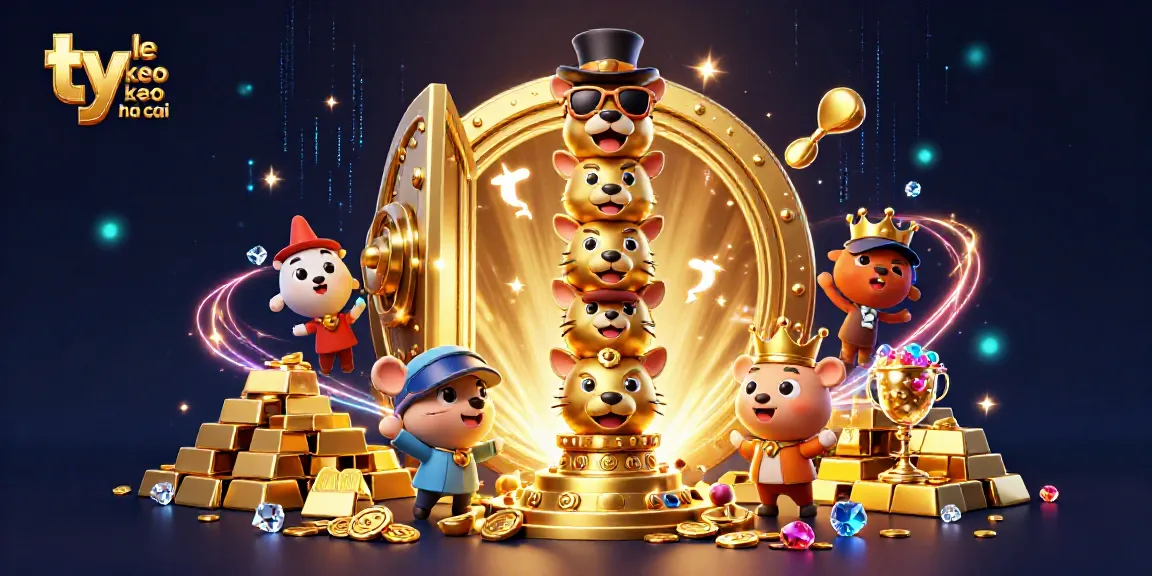 Experience thrilling bets with ty le keo nha cai showcased in this vibrant casino scene.