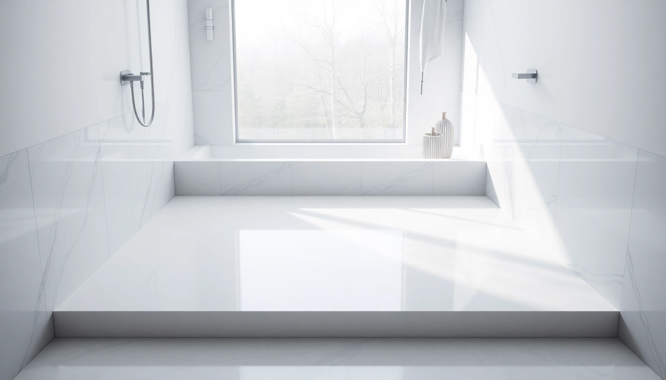 Showcasing an 800 x 800 shower base in a modern, elegant bathroom design.
