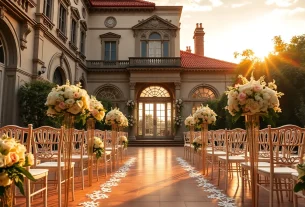 Experience the elegance of the Best Wedding Venue Jacksonville with a stunning outdoor ceremony setup.