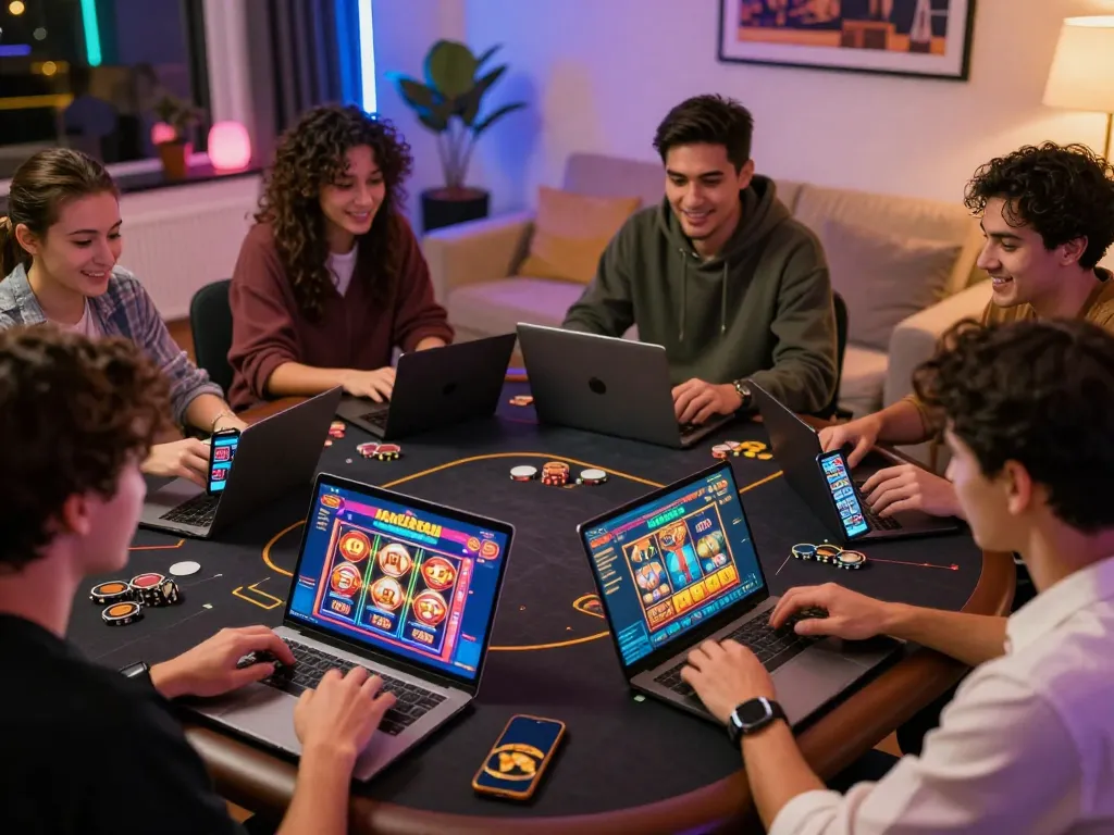 Players enjoying thrilling games on Kartubet88's dynamic online gambling platform.