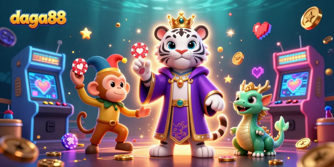 Experience the excitement of daga88 with interactive 3D casino elements and characters.