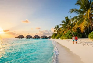 tr88 travel guide: Vibrant tropical paradise with white sand beaches and overwater bungalows.