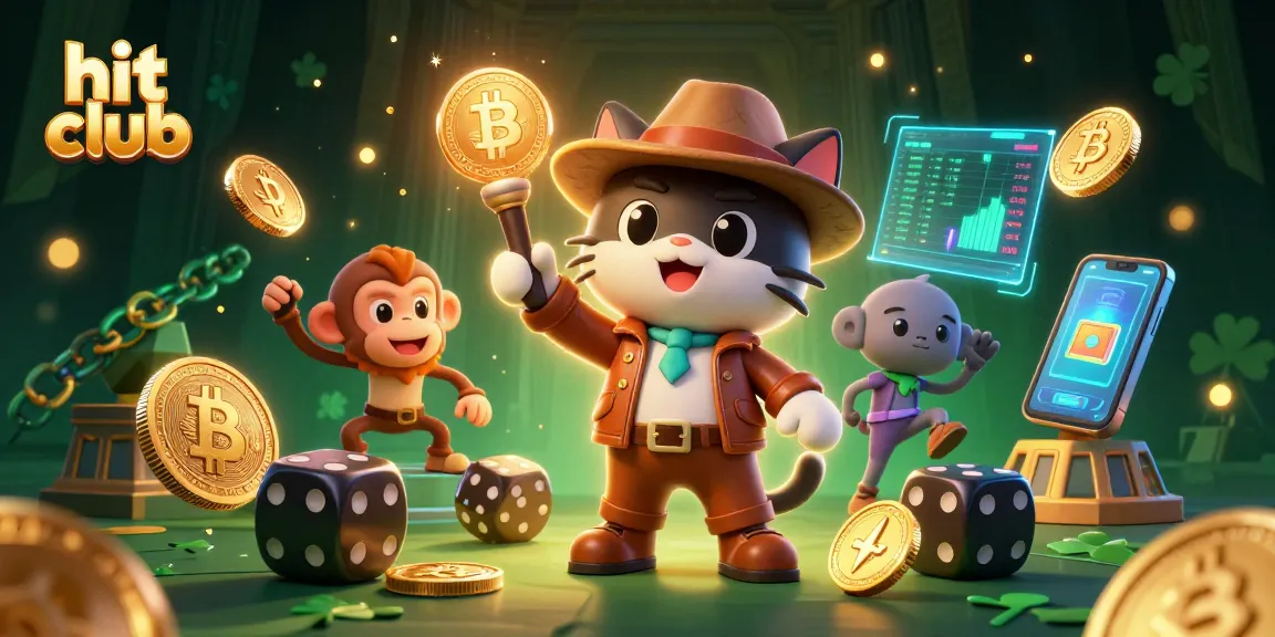 Experience the exciting hit club with a 3D cartoon explorer and golden casino artifact discovery.