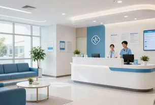 "LUCK8 healthcare services offering patient care in a modern clinic environment."