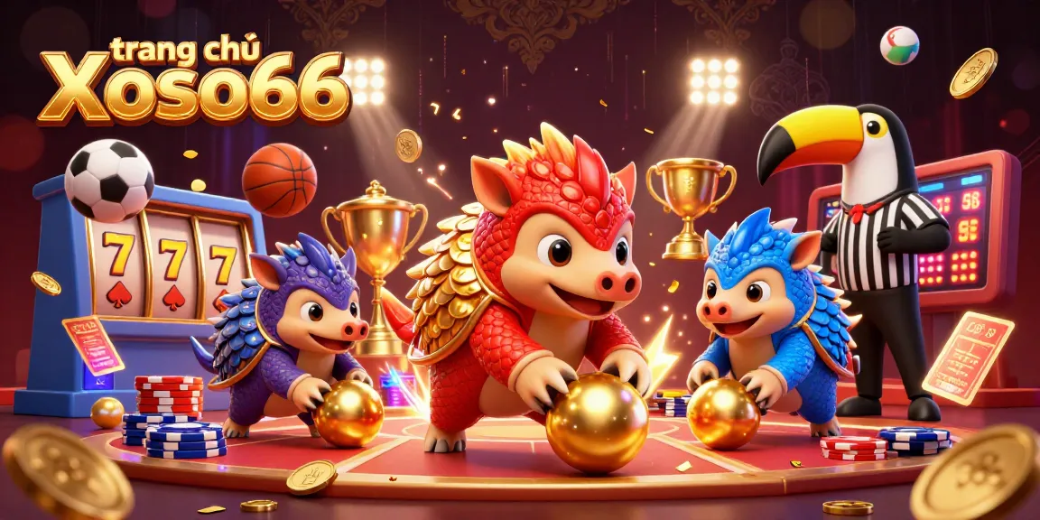 Experience excitement at trang chủ Xoso66 as pangolins clash in a thrilling game of chance.