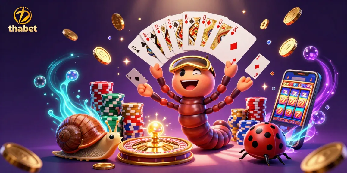 Experience thrilling fun at thabet with a millipede dealer and lots of colorful gaming elements.